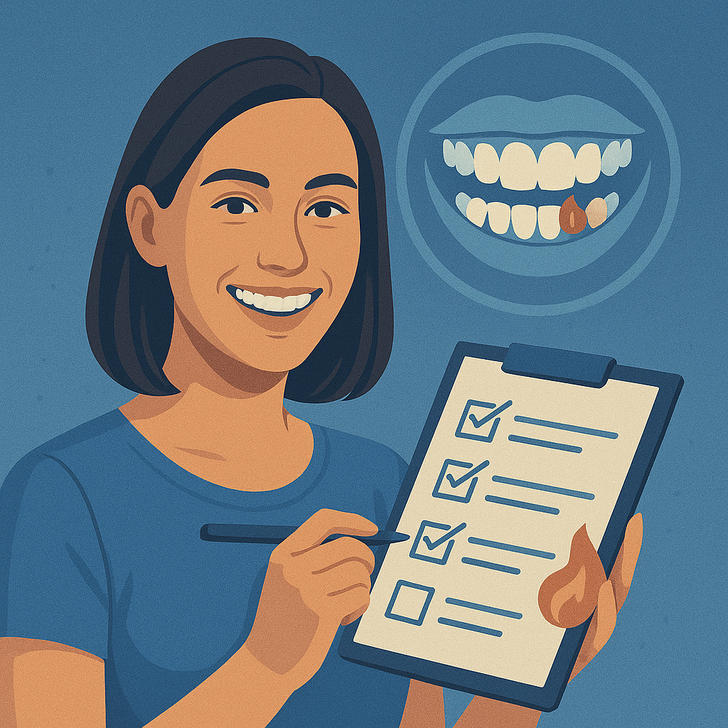 Checkliste – Ist dein Lächeln jugendlich frisch oder heimlich entzündet?