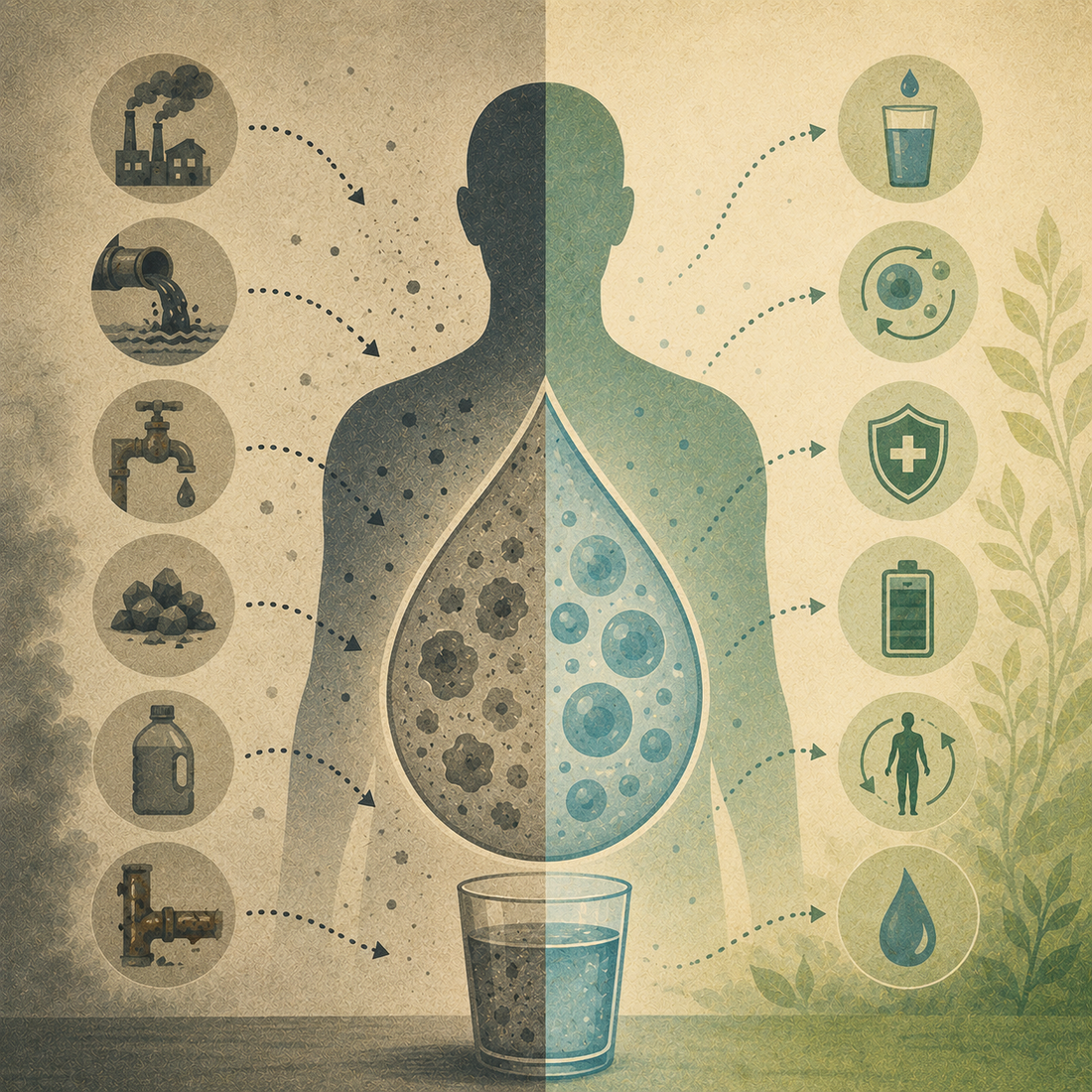 Wasser & Longevity: Was du täglich trinkst – und was darin steckt